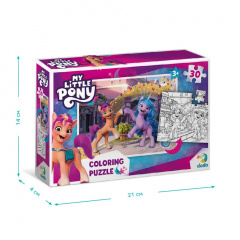 Детские Пазлы 2в1 My Little Pony Подружки и радуга DoDo Toys 200134 30 элементов Братське