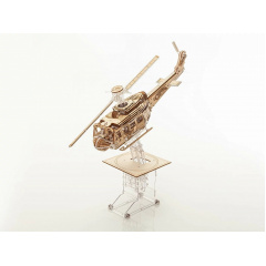 Механический конструктор Veter Models Valkyrja 3D головоломка Валькирия Вертолёт времен Вьетнамской войны 421 деталей Коричневый Ивано-Франковск