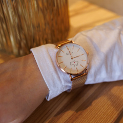 Наручний годинник жіночий BESTA Love UA Rosegold Золотий (3143) Петрове