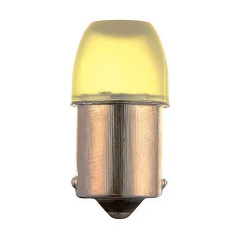 Комплект світлодіодних ламп Napo LED 1156-HP-Lens P21W 1156 BA15S 2 шт Бурштиновий (2523829510) Лубны
