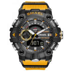 Часы наручные мужские Smael 8040 Orange (15158-hbr) Оріхів
