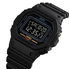 Часы наручные мужские Skmei 1628 Black - Black 1628BKBK (12264-hbr) Киев