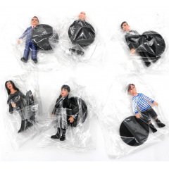 Набор фигурок Banpresto The Addams Family Wednesday Addams 9-10 см 6 шт Разноцветный Ромны