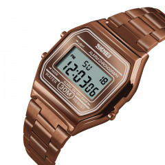 Часы наручные мужские Skmei 1123 Coffee Gold, 1123CG (12315-hbr) Київ