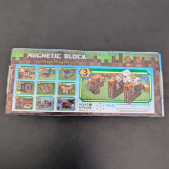 Дитячий магнітний конструктор No Brand Magnetic Block Майнкрафт 35 деталей Різнокольоровий (2104618515) Миргород