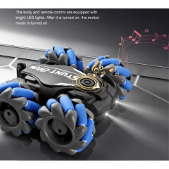 Машинка трюковая перевертыш с пультом радио управления Weishengda RC Drift Stunt Car Синий Володимир-Волинський