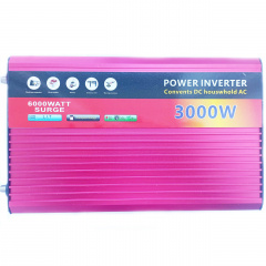 Автомобильный инвертор Power Inverter 002 c 12V на 220V 3000W модифицированная синусоида Red (11038-hbr) Николаев