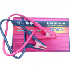 Автомобильный инвертор Power Inverter 002 c 12V на 220V 3000W модифицированная синусоида Red (11038-hbr) Николаев
