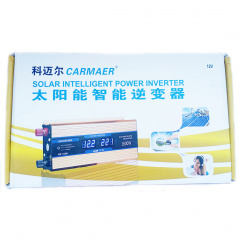 Инвертор напряжения Carmaer Power Inverter 026 c 12V на 220V 1600W модифицированная синусоида Gold (11068-hbr) Хмільник