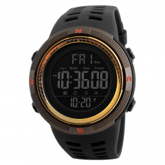Часы наручные мужские Skmei 1251 Brown Gold 1251GD (12294-hbr) Киев