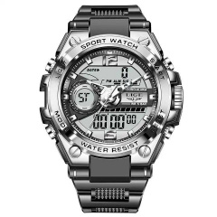 Наручные часы мужские Lige Sport LG8922 Silver (15250-hbr) Київ