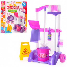 Ігровий набір для прибирання Limo Toy 667 K візок відро щітки совок