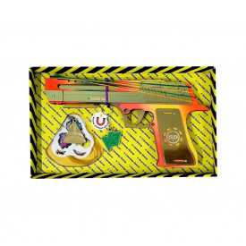 Зібрана модель Гумкостріл Desert Eagle Ultra Сувенір-Декор De-U-B