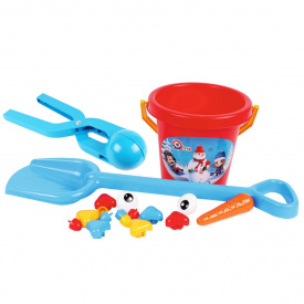 Игрушка Набор для снеговика ТехноК 7730 с снежколепом Синий снежколеп