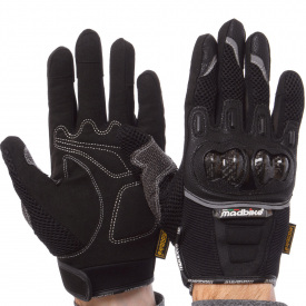 Мотоперчатки MADBIKE MAD-03 M Черный