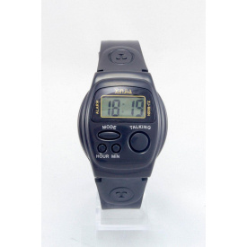 Годинники спортивні Xinjia розмовляючі російською Чорні ( IBW110B )