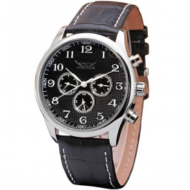 Годинник чоловічий Jaragar Elite Black