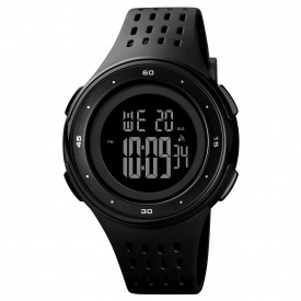 Чоловічий наручний годинник Skmei 1537 Чорний