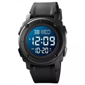 Чоловічий спортивний наручний годинник Skmei 1853 Чорний