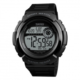 Чоловічий спортивний годинник Skmei 1367 Чорний