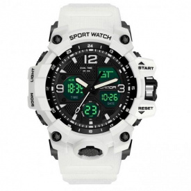 Годинник наручний чоловічий Sanda Snow Білий