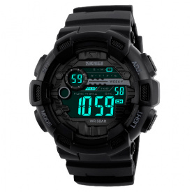 Наручний годинник чоловічий Skmei Champion 1243A Black (1160)