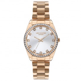 Наручний годинник жіночі Lee Cooper Santorini Рожеве золото (3317)