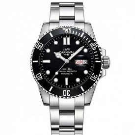 Годинник чоловічий наручний Carnival Patent Сріблястий