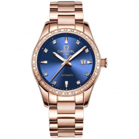 Наручний годинник жіночий Carnival Maldives Золотий (1872)