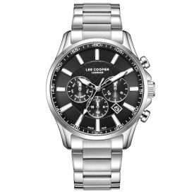 Наручний годинник чоловічий Lee Cooper SuperMetal Сріблястий (3429)