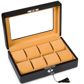 Шкатулка для зберігання годинників Salvadore 8W-KC-2 Чорний