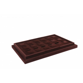 Органайзер для зберігання годинників Craft 18TRAY.BR Коричневий