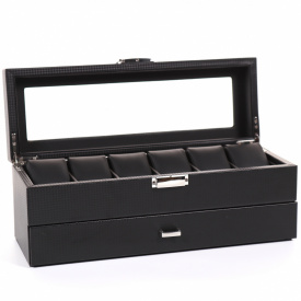 Шкатулка для зберігання годинників Craft 6PU.FIB.JW.BL Чорний
