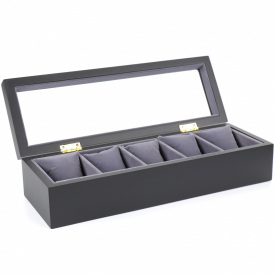 Скринька для зберігання годинників Craft 34х11.5х7.8 см 5WB.MAT.BL.GR