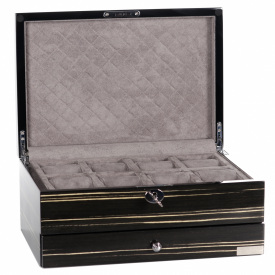 Скринька для зберігання годинників Salvadore P39HBGF-BX-2 32,5х22,5х14 см Різнокольоровий