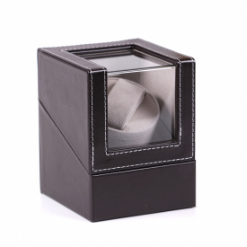 Скринька для підзаводу годинника Craft Чорний W/PU/125/С