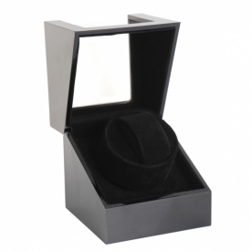 Скринька Craft для підзаводу 1-го годинника M11011 130х130х150 мм Чорний