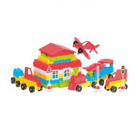 Дитячий Конструктор "Техно 3" ТехноК 0519TXK 130 деталей