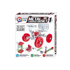 Детский "Конструктор металлический" ТехноК 6399TXK 112 деталей