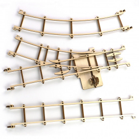 Дерев'яний конструктор "Rails set" Time for Machine T4M380309 196 дет