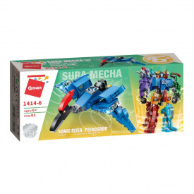 Детский конструктор Трансформер Qman 1414 робот+дино Pterosaur