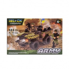 Конструктор дитячий Армія Iblock PL-921-426 122 деталі