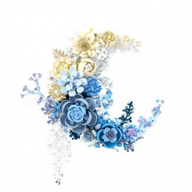 3D-конструктор JIE-STAR 9094 Moon Flower 590 деталей 13220-84639