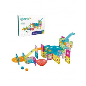 Конструктор магнітний Magnetic Diy CH1036 91 елемент з кульками Різнокольоровий