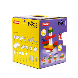 Конструктор дитячий Юника "NIK-3" 128 дет. 71535