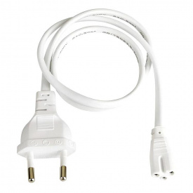 Кабель питания Biom для светильников Т5 2-pin 60см белый (00-00012601)