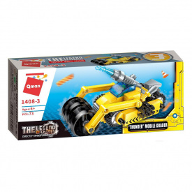 Детский конструктор Qman 1408 транспорт Mobile Grader