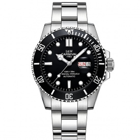 Наручний годинник чоловічий Carnival Patent Сріблястий (2831)