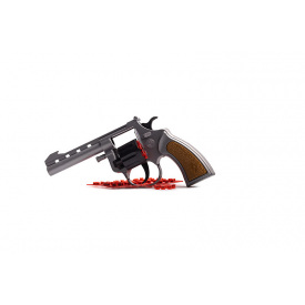 Игрушечный револьвер с пистонами Mr. K Golden Gun 237GG
