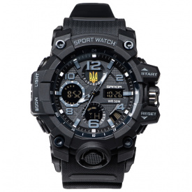 Наручний годинник чоловічий Sanda Peremoga Чорний (2938)